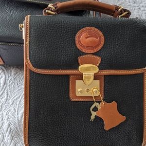 Matching D&B Blk Pebble Leather  Bag